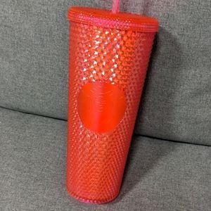 Pink Starbucks Studded tumbler